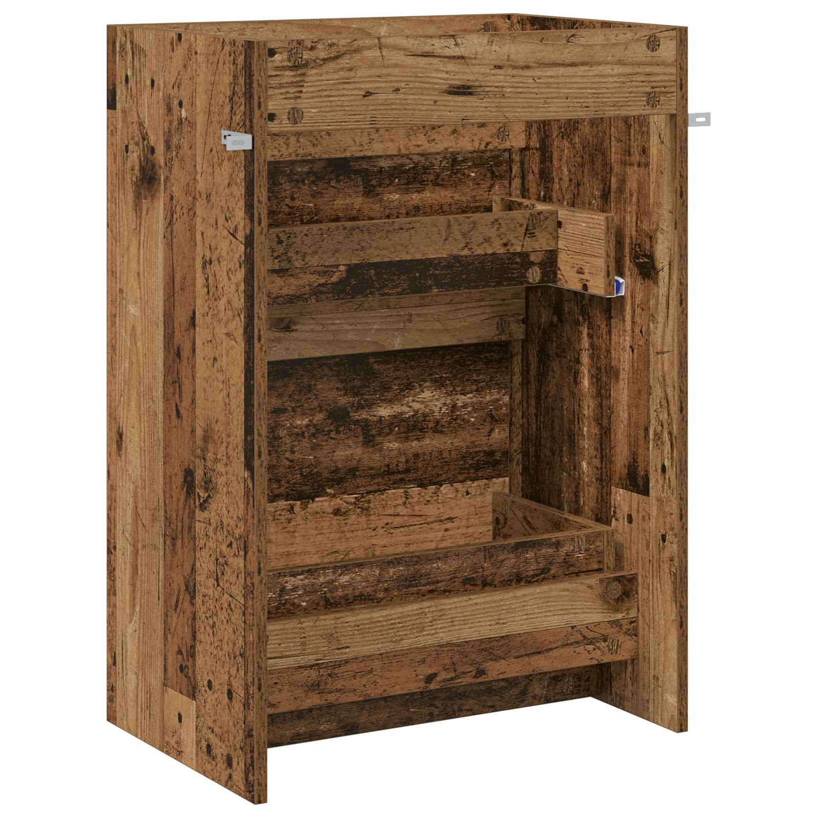 vidaXL Szafka pod zlewem w łazience Stare drewno 56 x 37,5 x 81 cm