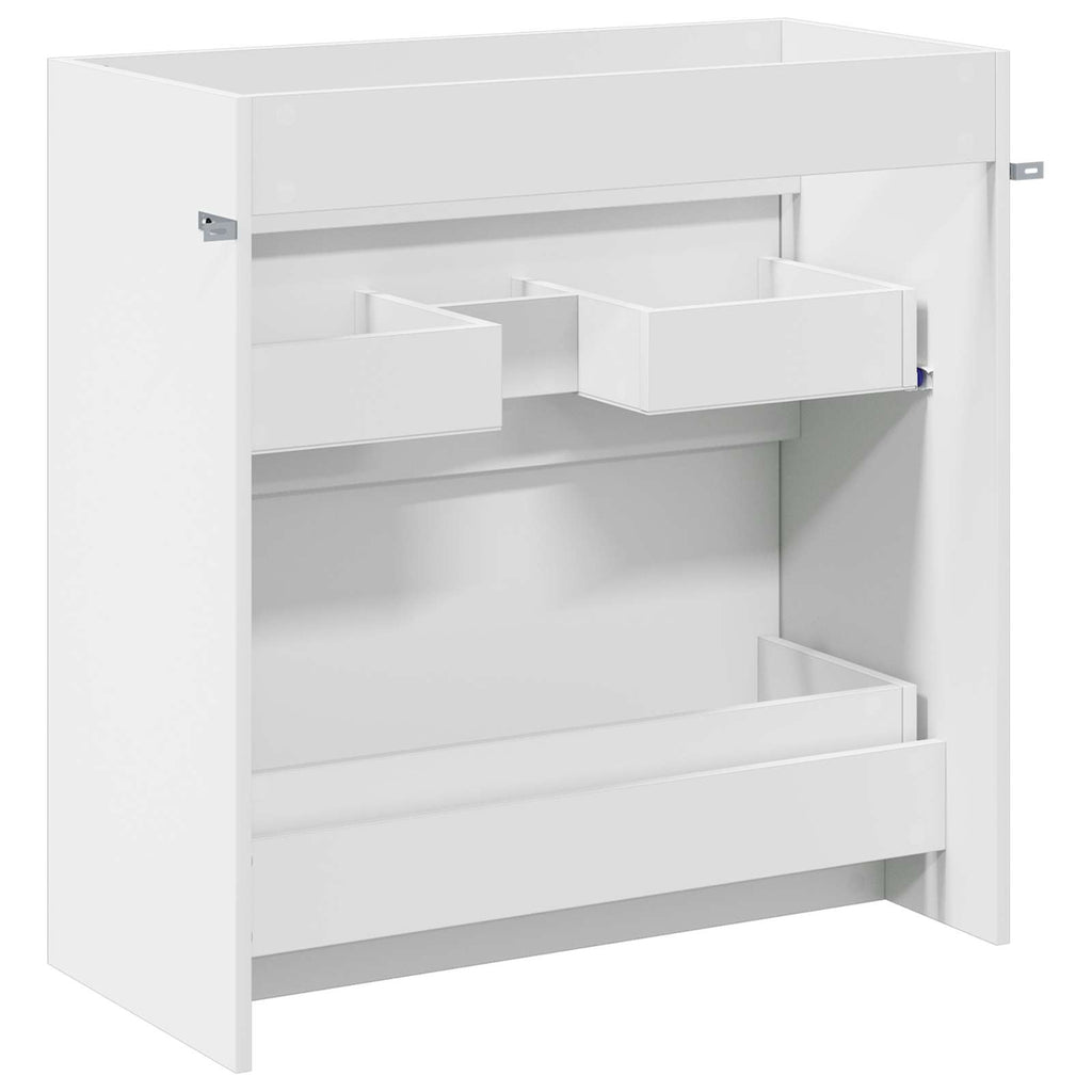 vidaXL Szafka pod zlewem w łazience Biały 78,5 x 37,5 x 81 cm