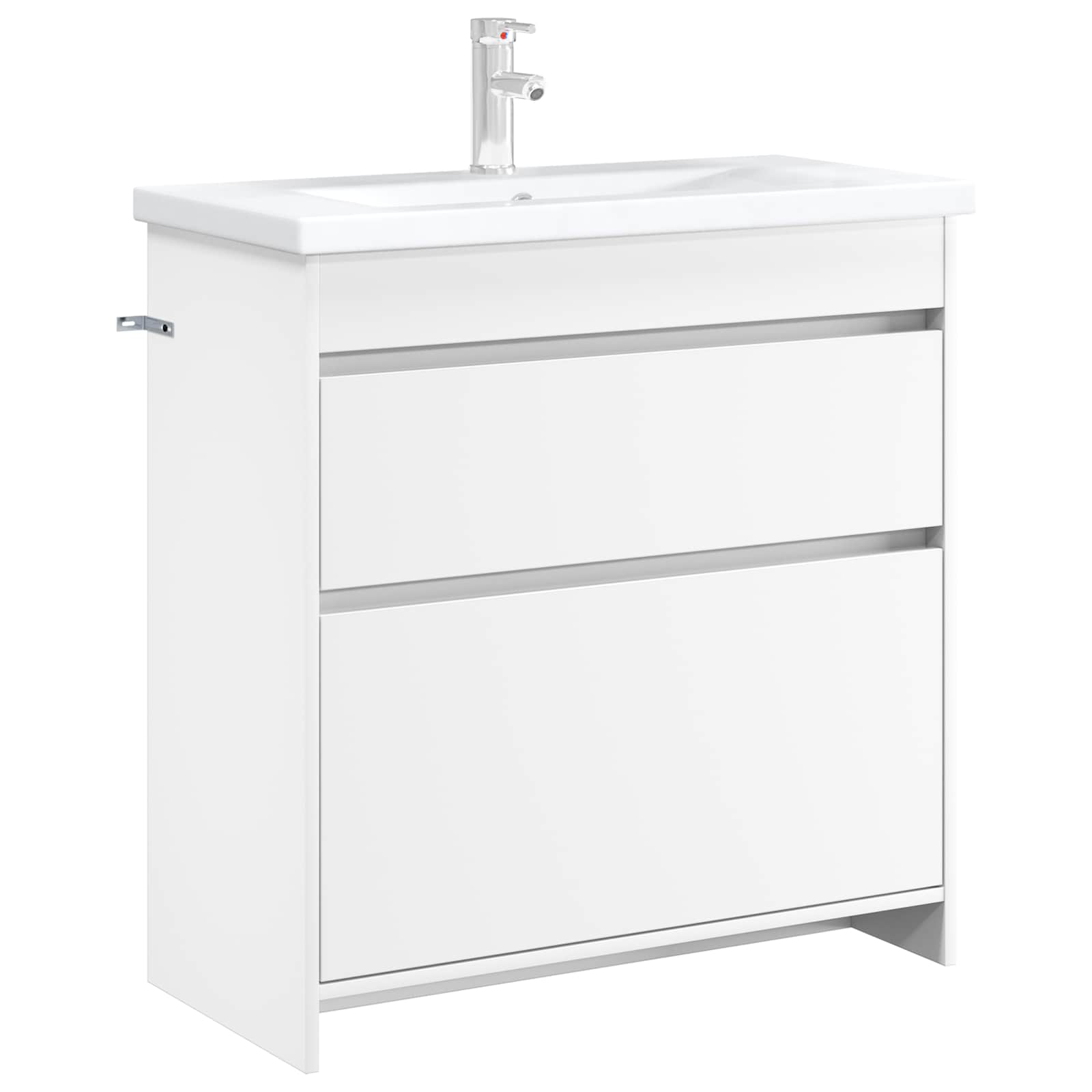 vidaXL Szafka pod zlewem w łazience Biały 78,5 x 37,5 x 81 cm