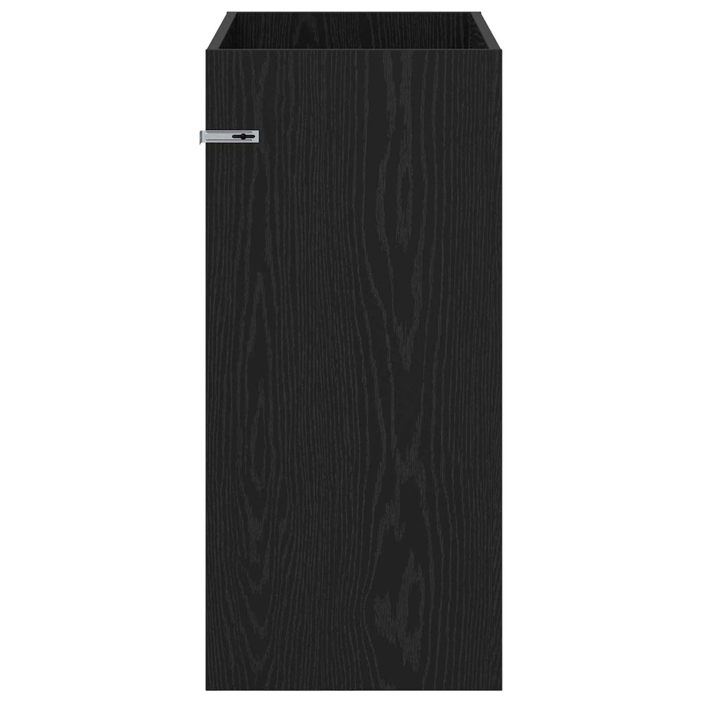 vidaXL Szafka pod zlewem w łazience Czarny dąb 78,5 x 37,5 x 81 cm