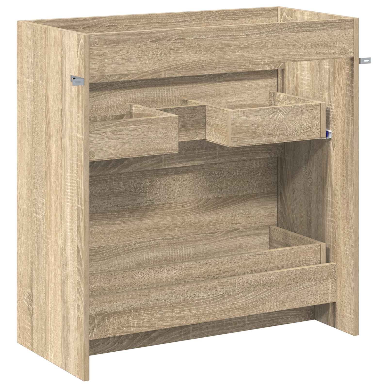 vidaXL Szafka pod zlewem w łazience dąb Sonoma 78,5 x 37,5 x 81 cm