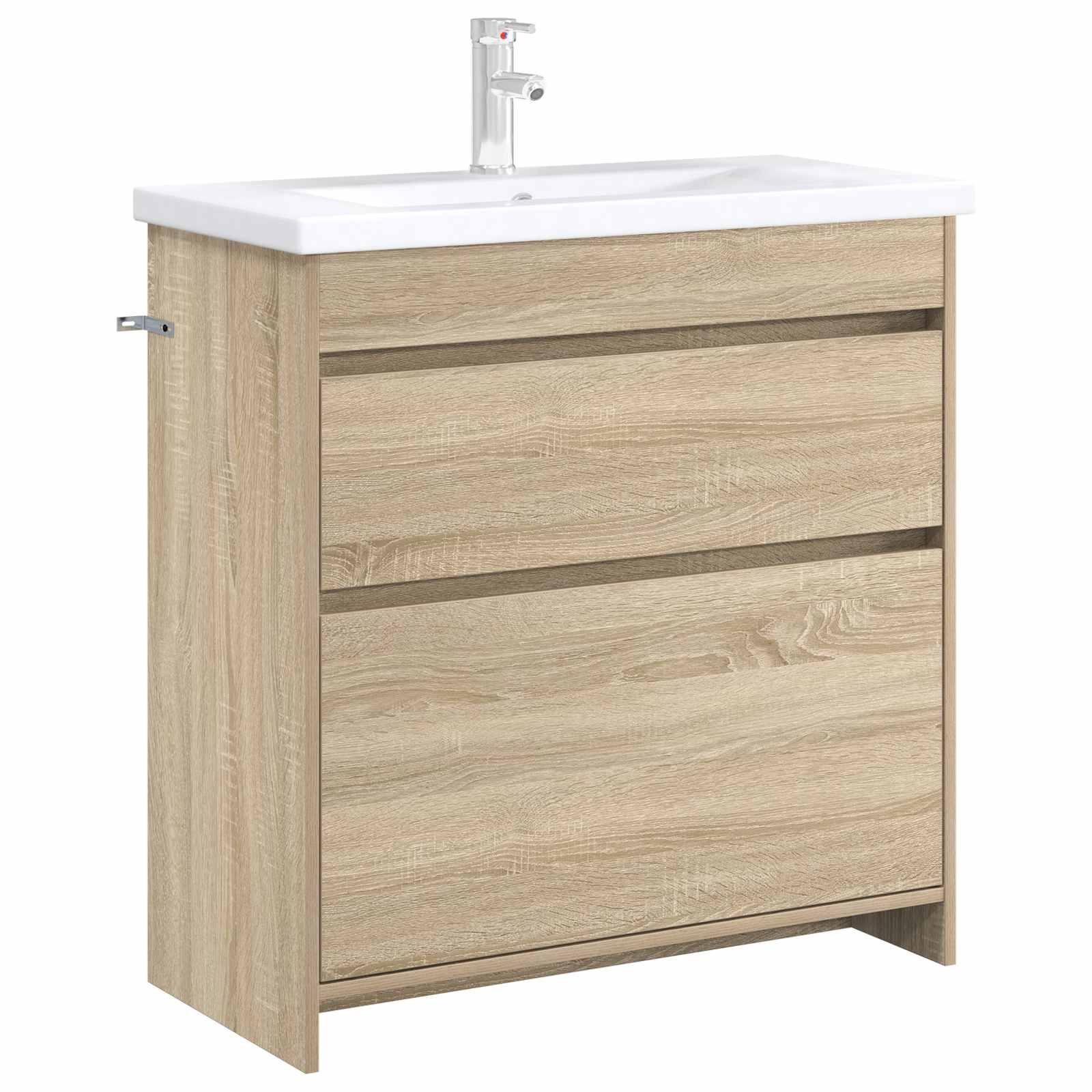 vidaXL Szafka pod zlewem w łazience dąb Sonoma 78,5 x 37,5 x 81 cm
