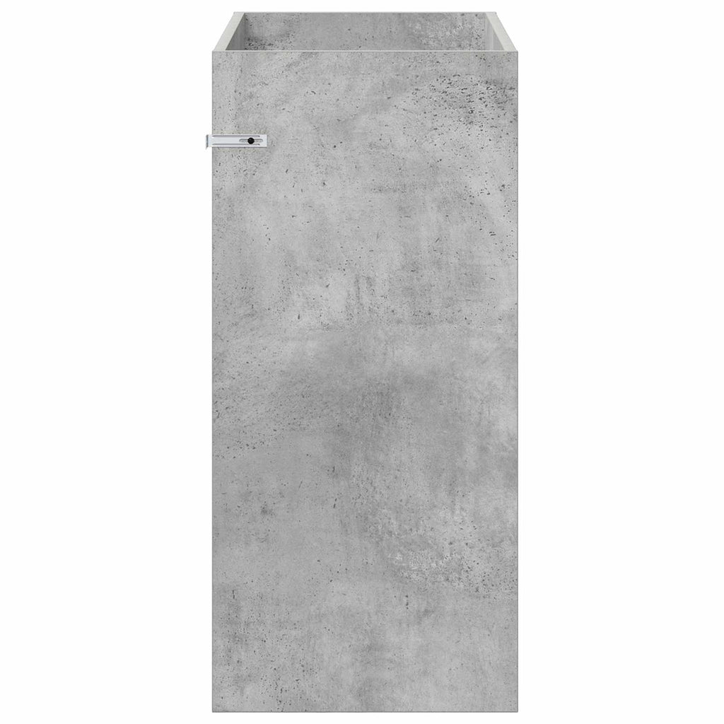 vidaXL Szafka pod zlewem w łazience Betonowy szary 78,5 x 37,5 x 81 cm