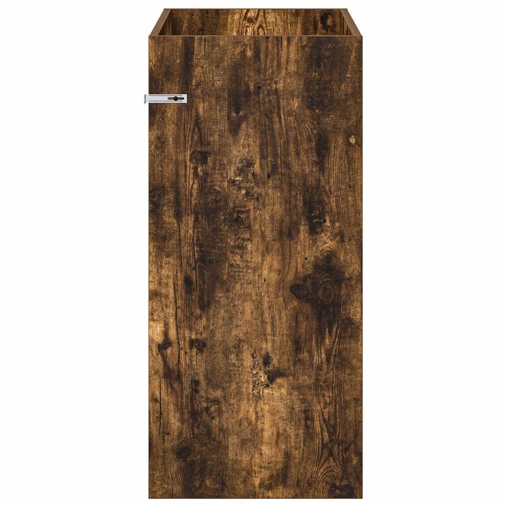 vidaXL Szafka pod zlewem w łazience Dąb wędzony 78,5 x 37,5 x 81 cm