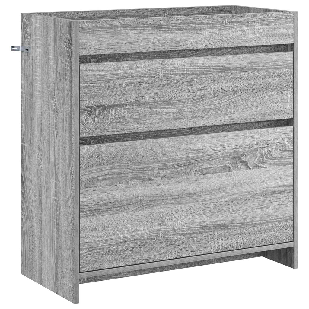 vidaXL Szafka pod zlewem w łazience Szary Sonoma 78,5 x 37,5 x 81 cm
