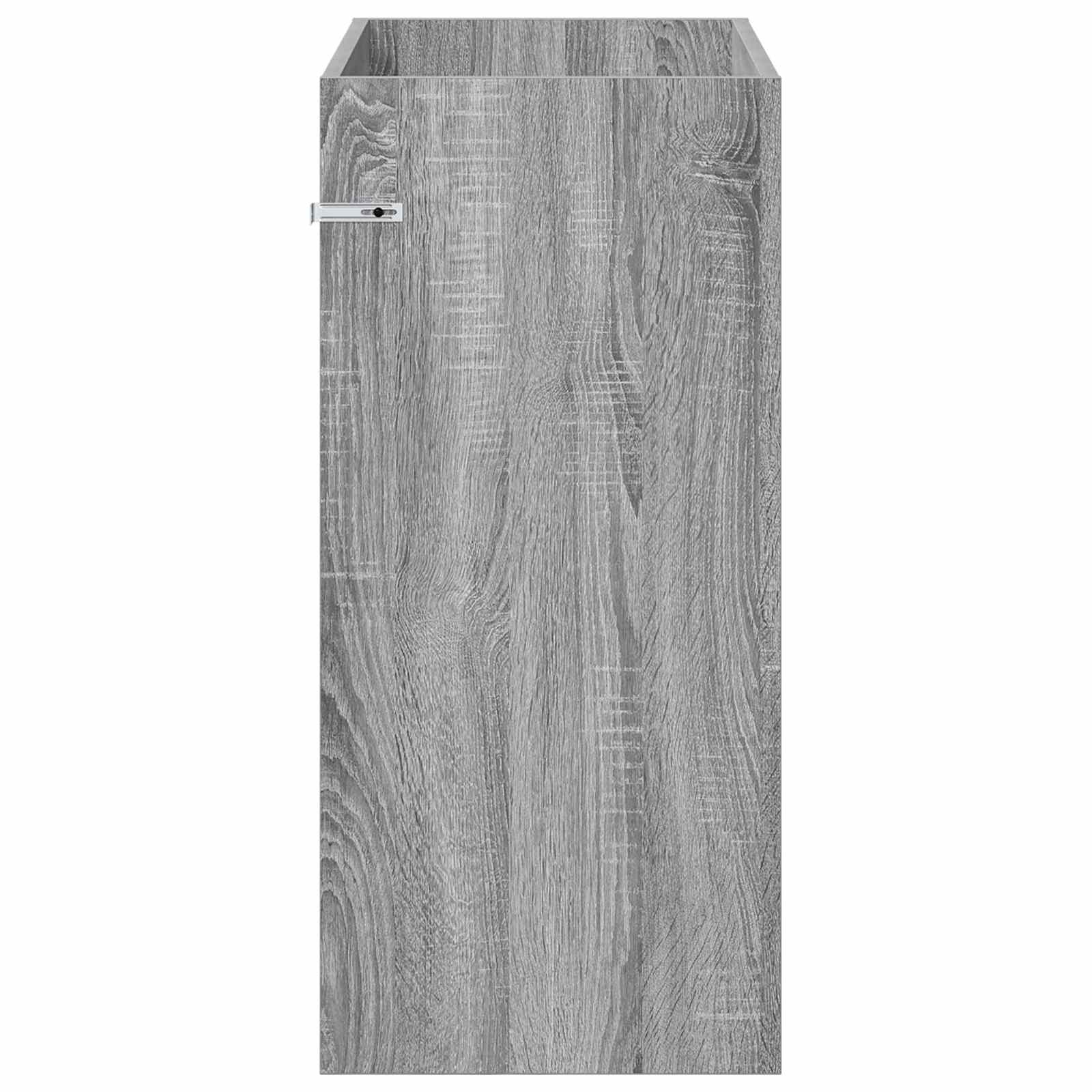 vidaXL Szafka pod zlewem w łazience Szary Sonoma 78,5 x 37,5 x 81 cm