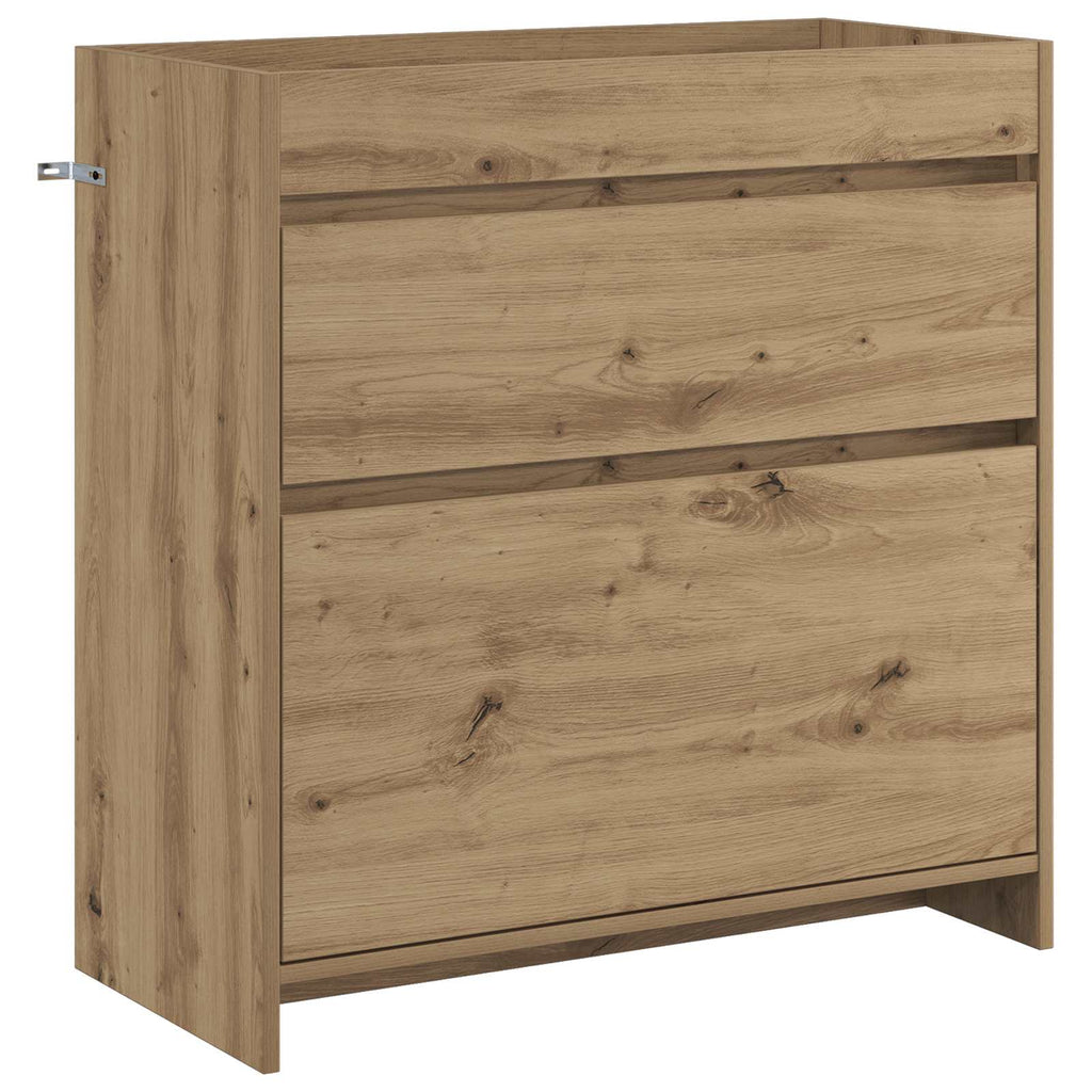 vidaXL Szafka pod zlewem w łazience Dąb artisan 78,5 x 37,5 x 81 cm