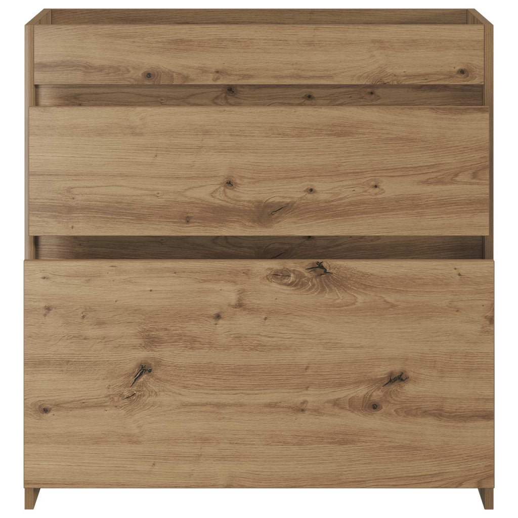 vidaXL Szafka pod zlewem w łazience Dąb artisan 78,5 x 37,5 x 81 cm
