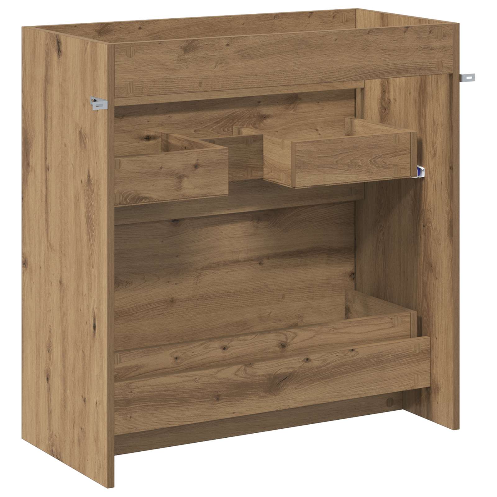 vidaXL Szafka pod zlewem w łazience Dąb artisan 78,5 x 37,5 x 81 cm