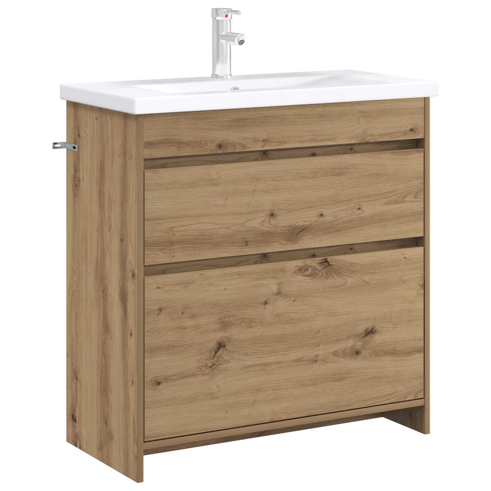 vidaXL Szafka pod zlewem w łazience Dąb artisan 78,5 x 37,5 x 81 cm