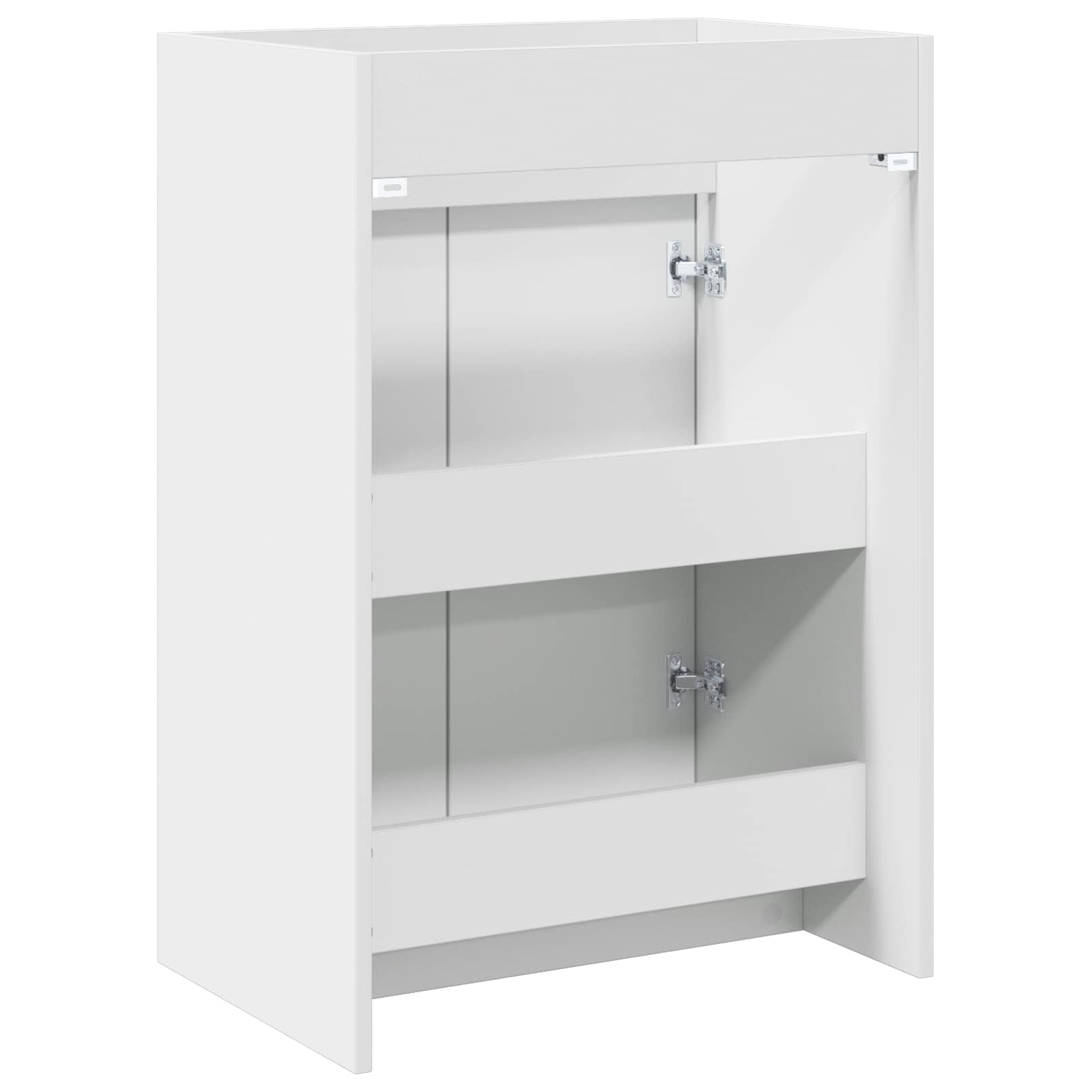 vidaXL Szafka pod zlewem w łazience Biały 56 x 37,5 x 81 cm