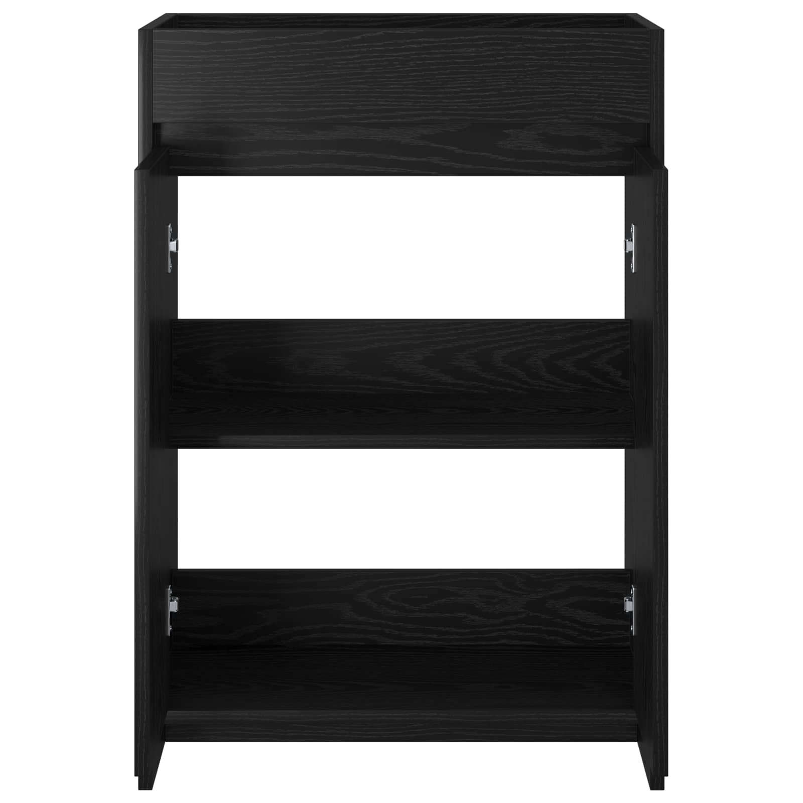 vidaXL Szafka pod zlewem w łazience Czarny dąb 56 x 37,5 x 81 cm