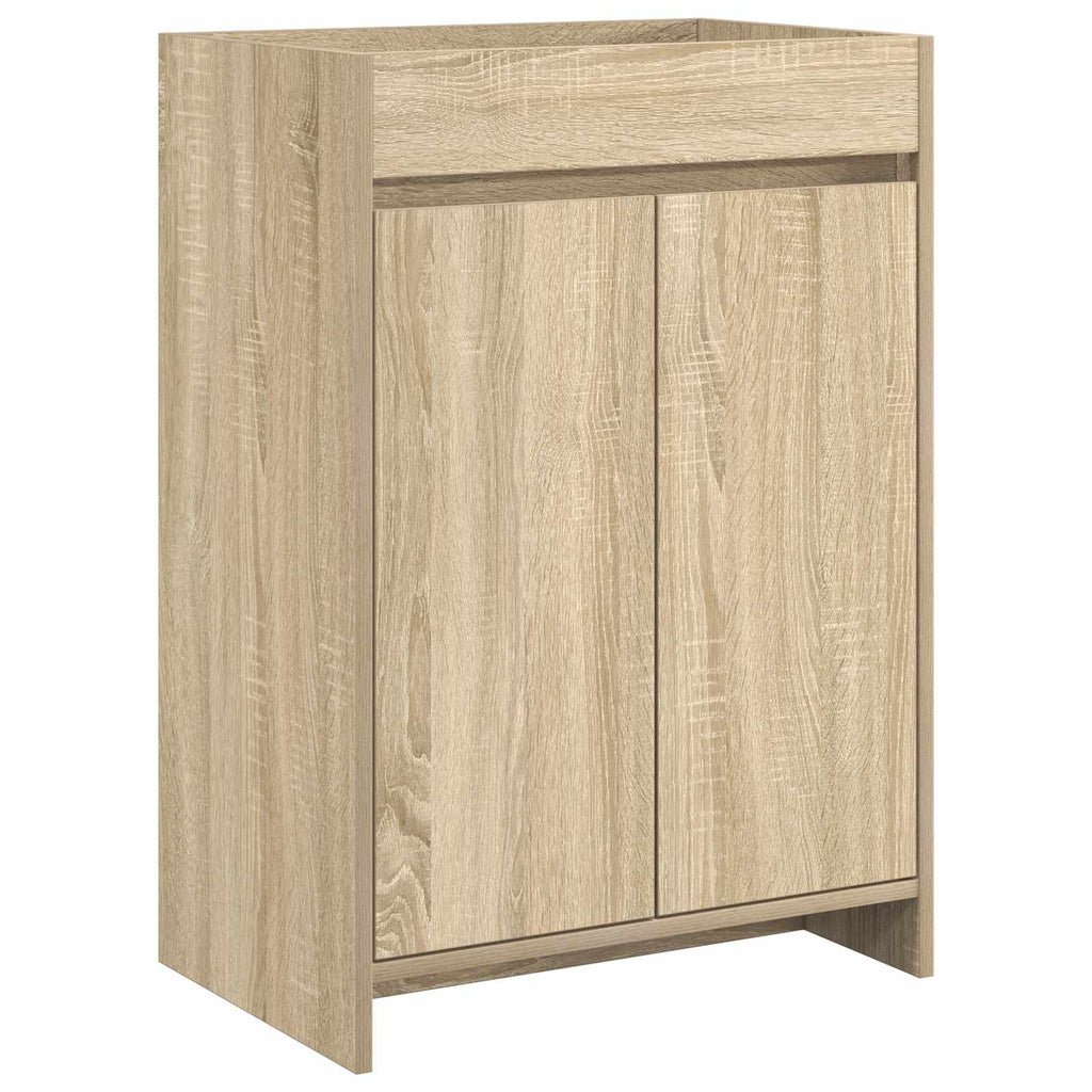 vidaXL Szafka pod zlewem w łazience dąb Sonoma 56 x 37,5 x 81 cm
