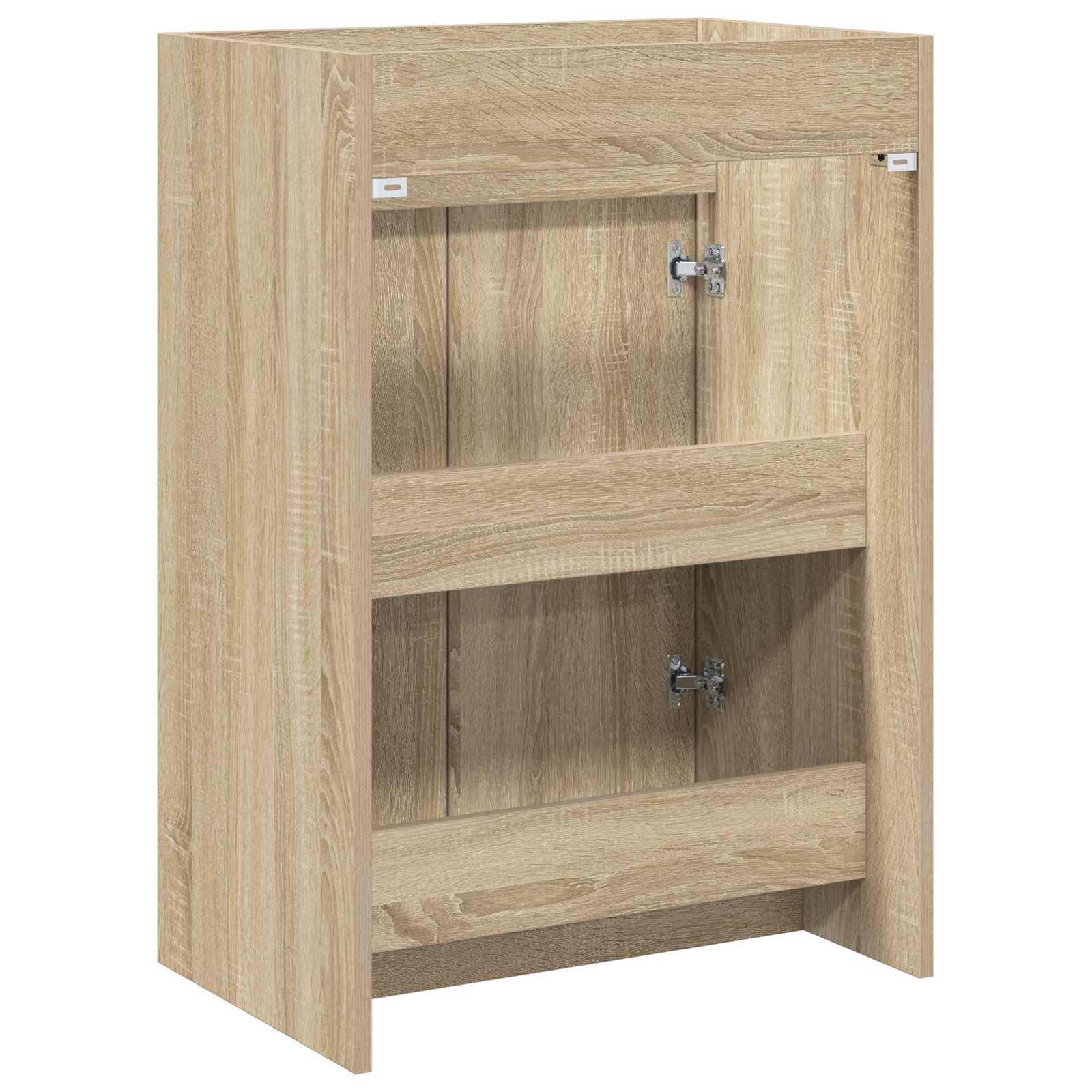 vidaXL Szafka pod zlewem w łazience dąb Sonoma 56 x 37,5 x 81 cm