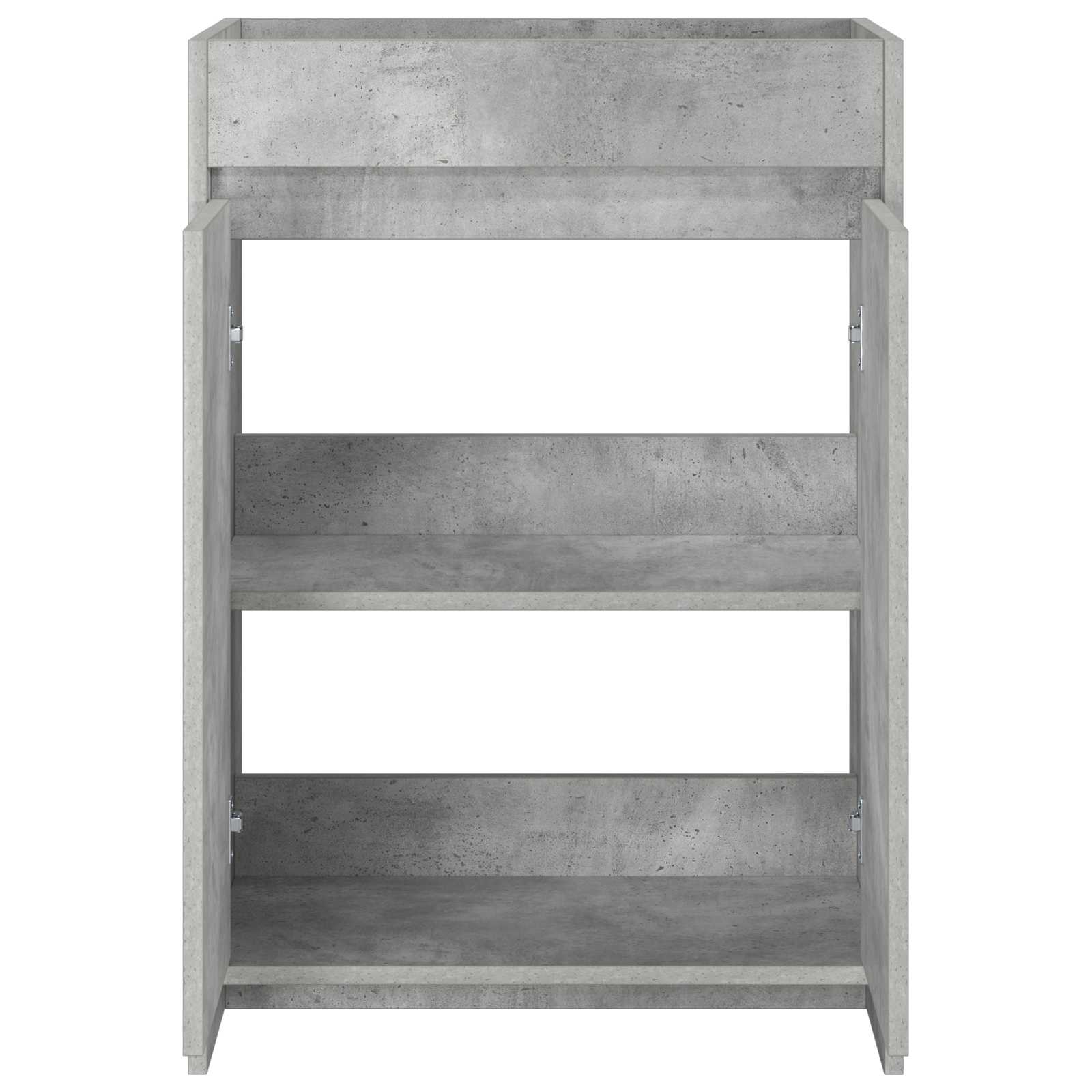 vidaXL Szafka pod zlewem w łazience Betonowy szary 56 x 37,5 x 81 cm