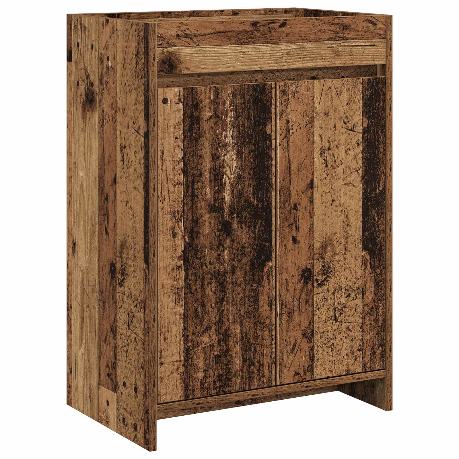 vidaXL Szafka pod zlewem w łazience Stare drewno 56 x 37,5 x 81 cm