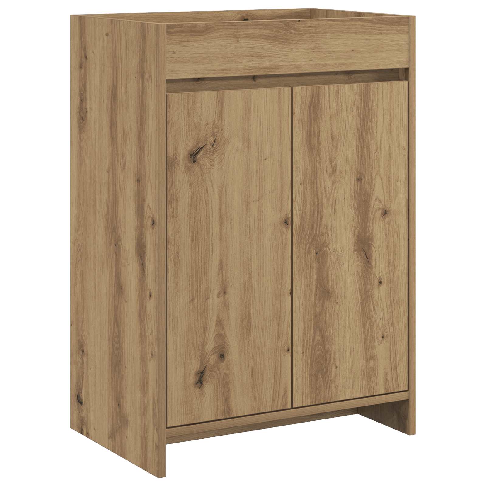 vidaXL Szafka pod zlewem w łazience Dąb artisan 56 x 37,5 x 81 cm