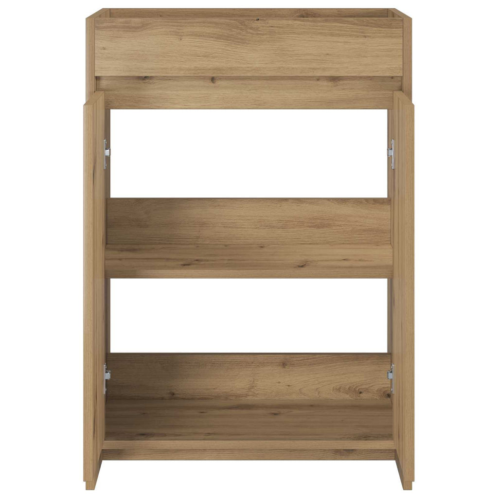vidaXL Szafka pod zlewem w łazience Dąb artisan 56 x 37,5 x 81 cm