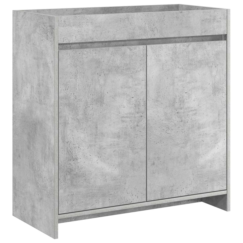 vidaXL Szafka pod zlewem w łazience Betonowy szary 78,5 x 37,5 x 81 cm