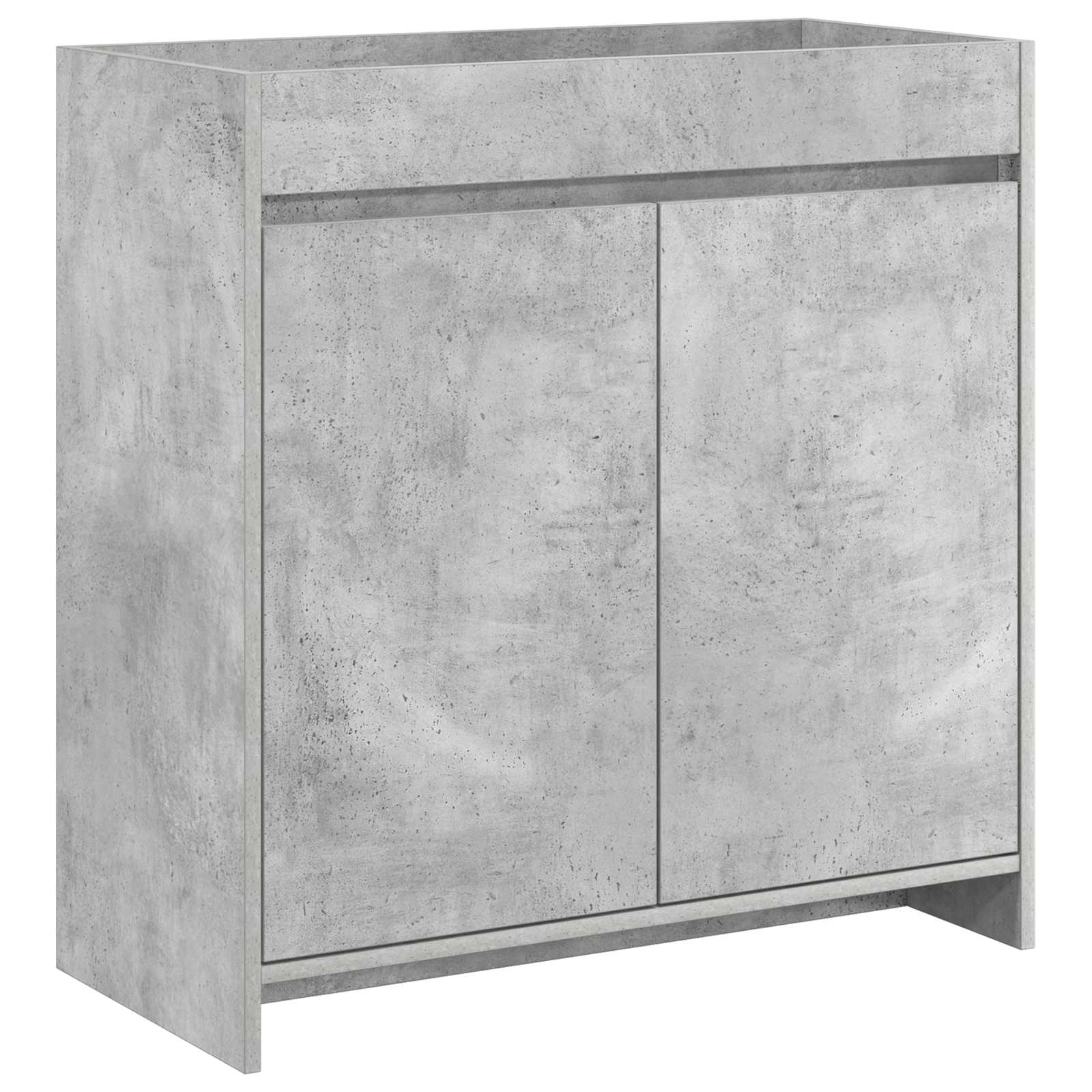 vidaXL Szafka pod zlewem w łazience Betonowy szary 78,5 x 37,5 x 81 cm