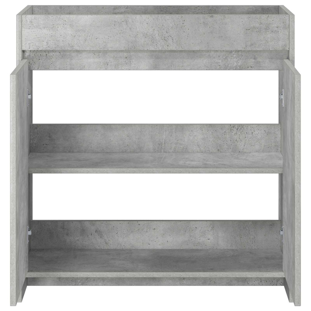 vidaXL Szafka pod zlewem w łazience Betonowy szary 78,5 x 37,5 x 81 cm