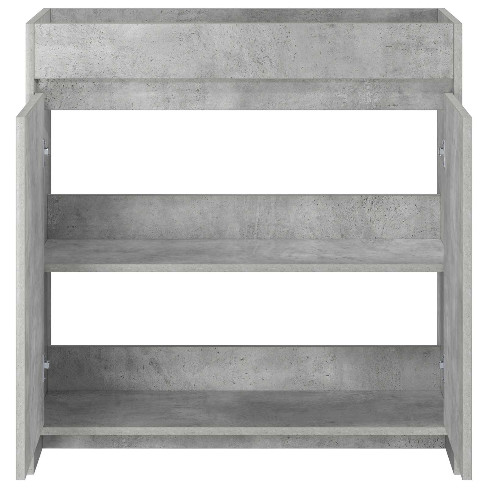 vidaXL Szafka pod zlewem w łazience Betonowy szary 78,5 x 37,5 x 81 cm