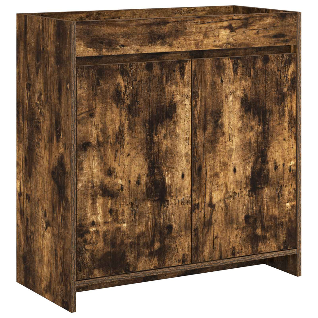 vidaXL Szafka pod zlewem w łazience Dąb wędzony 78,5 x 37,5 x 81 cm