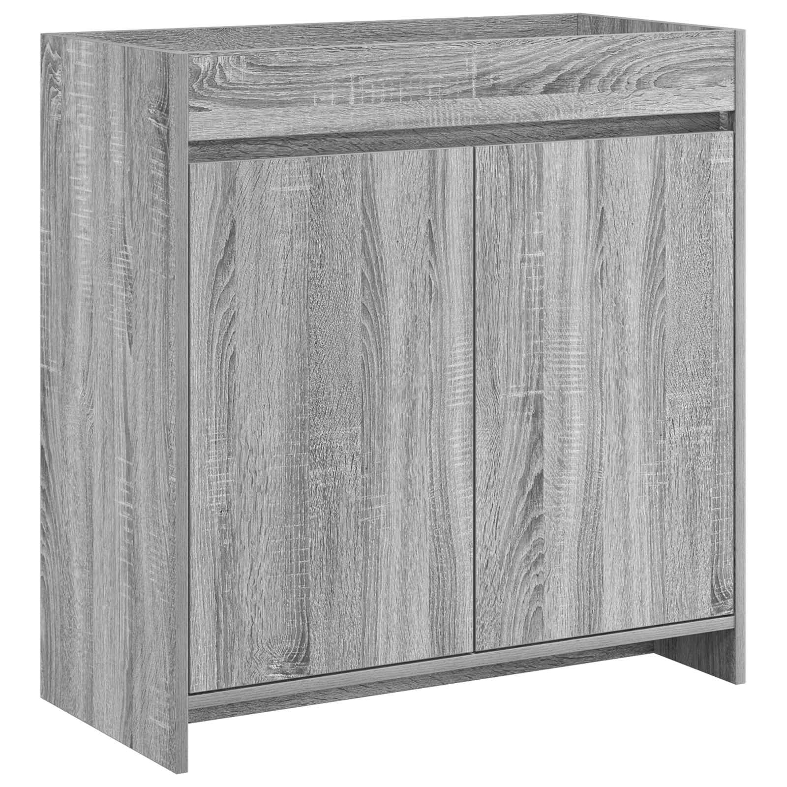 vidaXL Szafka pod zlewem w łazience Szary Sonoma 78,5 x 37,5 x 81 cm