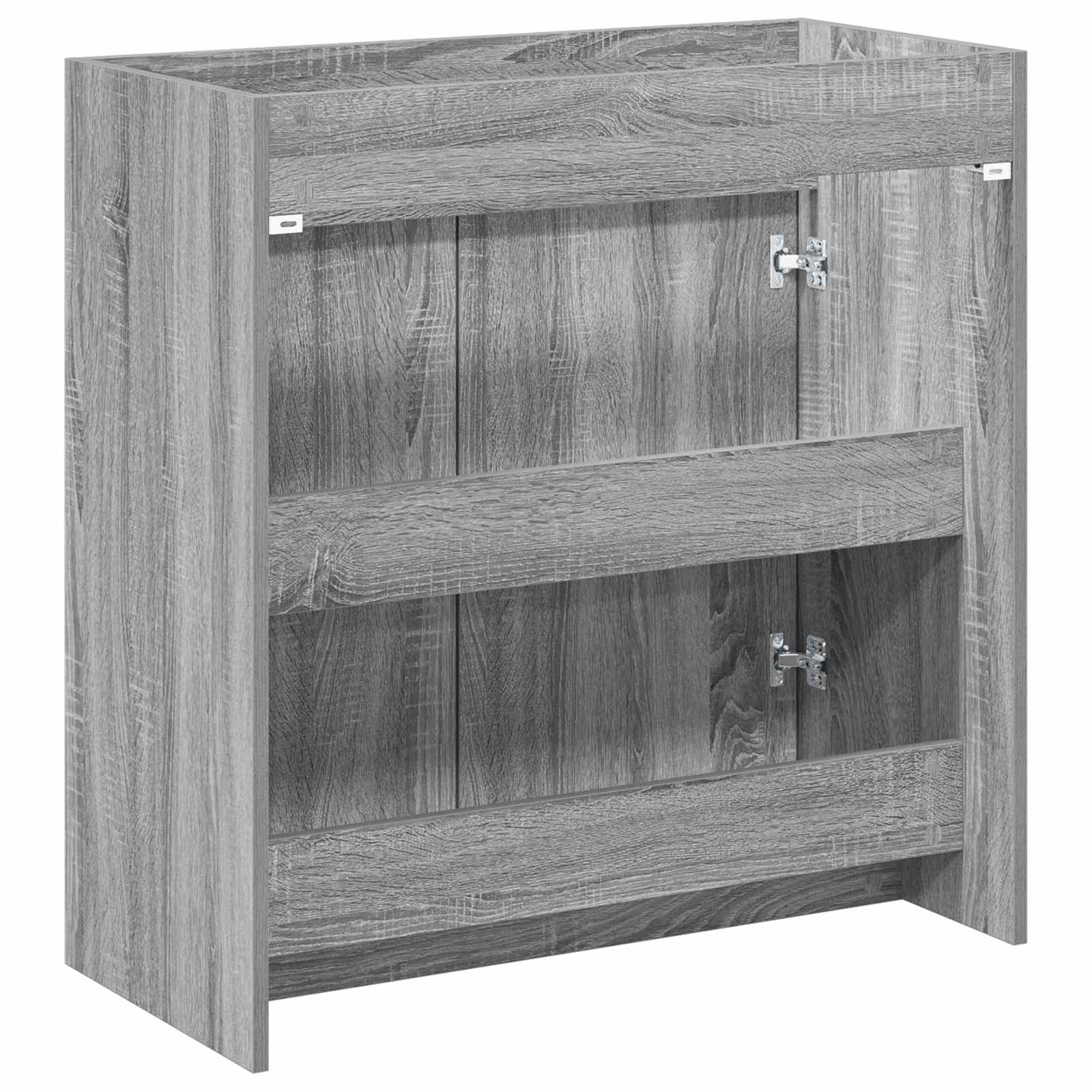 vidaXL Szafka pod zlewem w łazience Szary Sonoma 78,5 x 37,5 x 81 cm