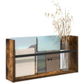 vidaXL Regał na gazety Dąb wędzony 60 x 12 x 30 cm Drewno inżynieryjne