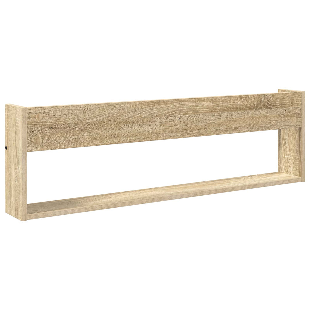 vidaXL Regał na gazety z półką 2 pcs Dąb Sonoma 100 x 12 x 30 cm