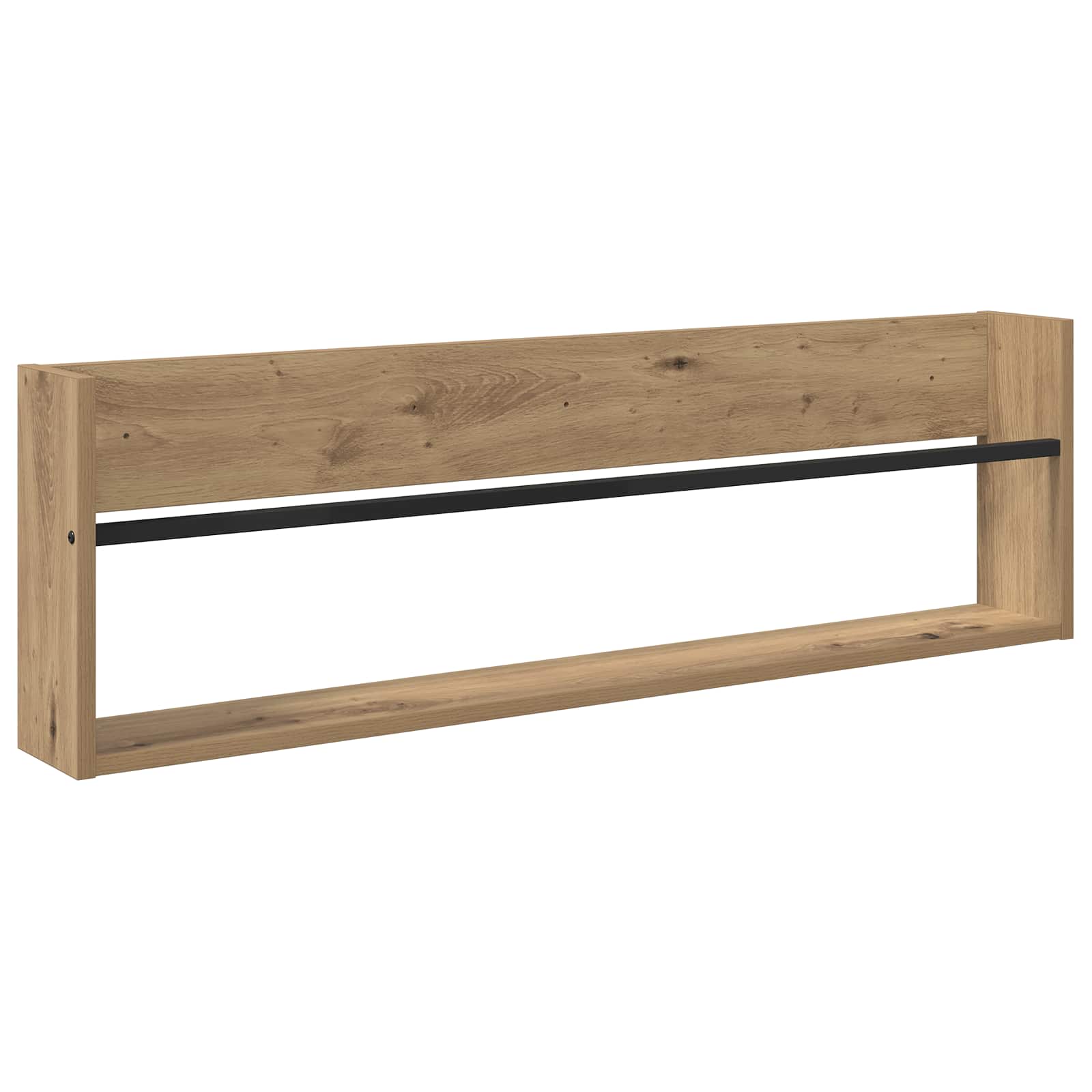 vidaXL Regał na gazety 2 pcs Dąb rzemieślniczy 100 x 12 x 30 cm