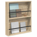 vidaXL Regał na gazety Dąb Sonoma 60 x 12 x 70 cm Drewno inżynieryjne