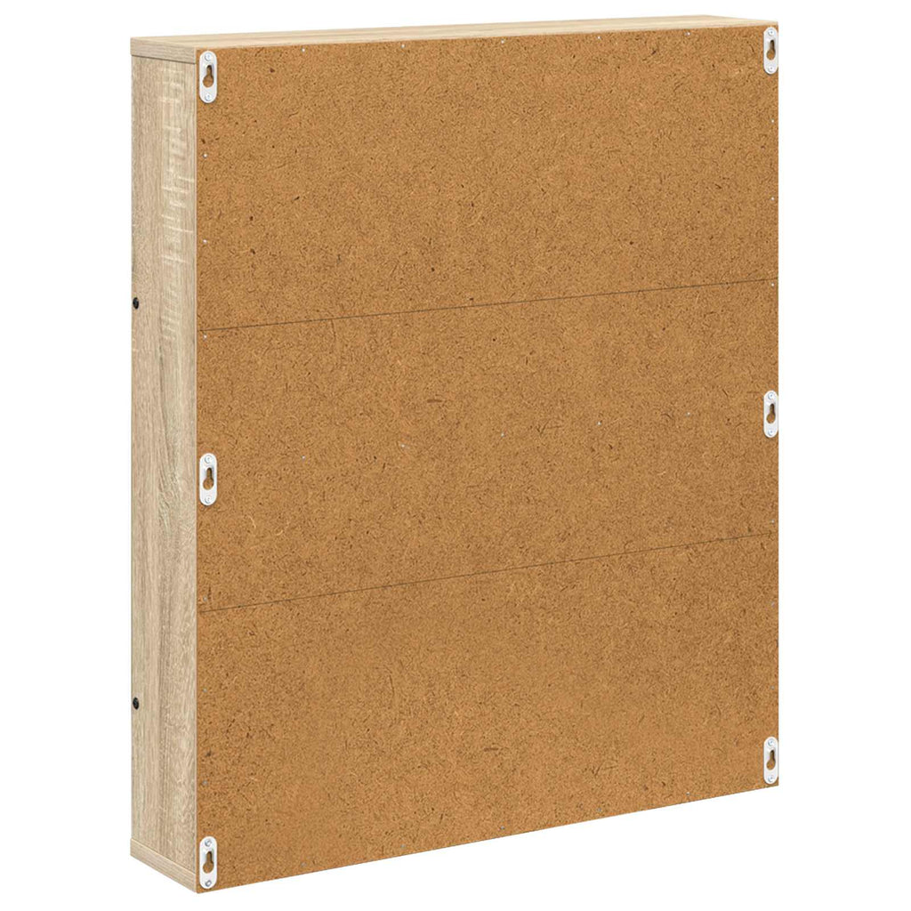 vidaXL Regał na gazety z półką 2 pcs Dąb Sonoma 60 x 12 x 70 cm