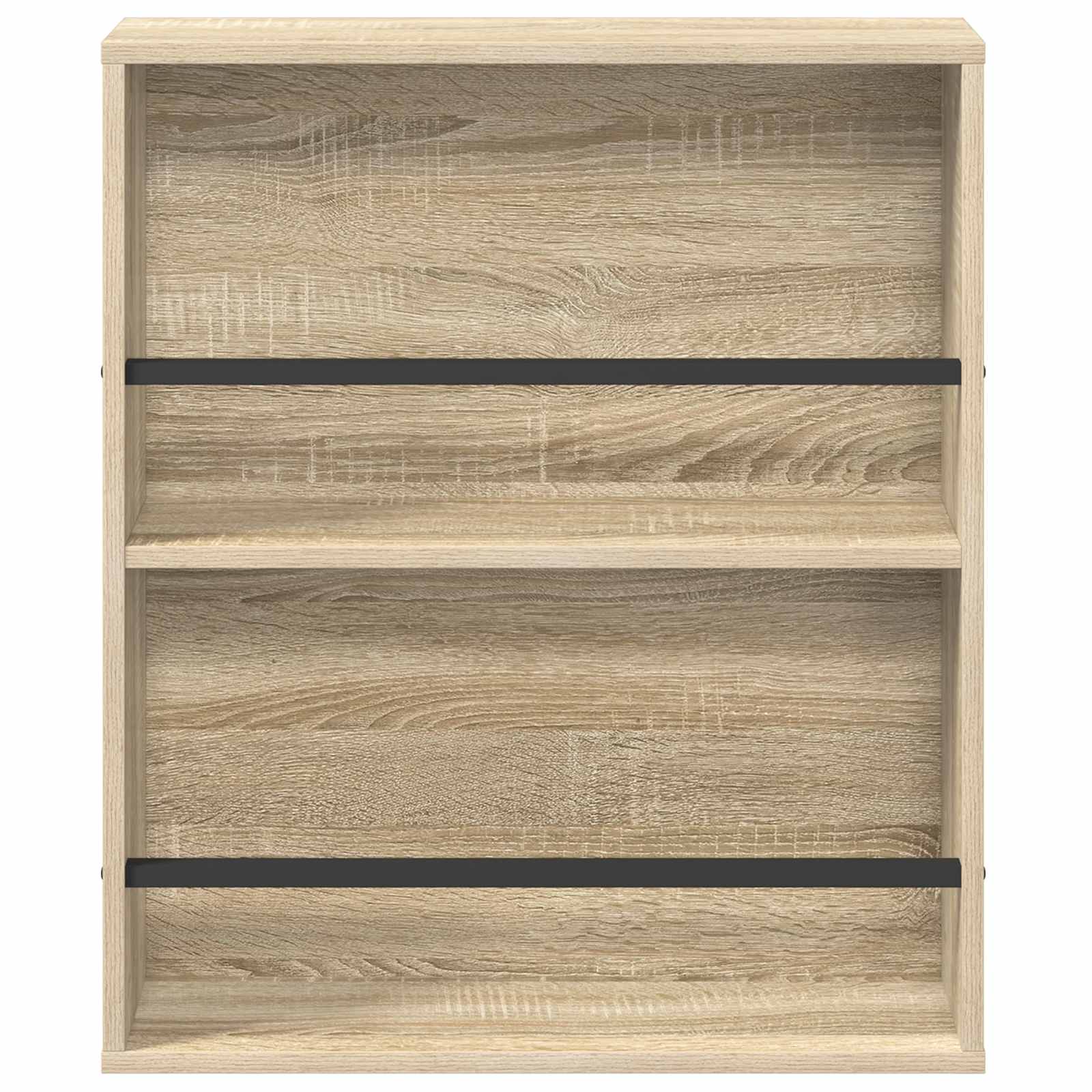 vidaXL Regał na gazety z półką 2 pcs Dąb Sonoma 60 x 12 x 70 cm