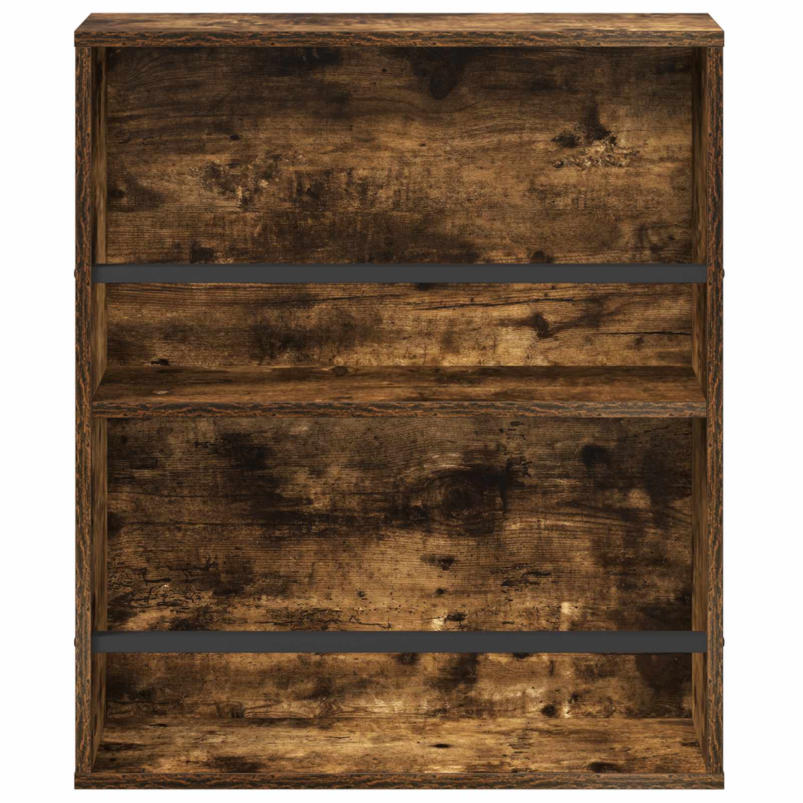 vidaXL Regał na gazety z półką 2 pcs Dąb wędzony 60 x 12 x 70 cm
