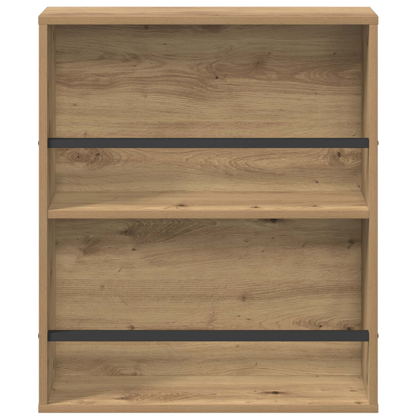 vidaXL Regał na gazety z półką 2 pcs Dąb rzemieślniczy 60 x 12 x 70 cm