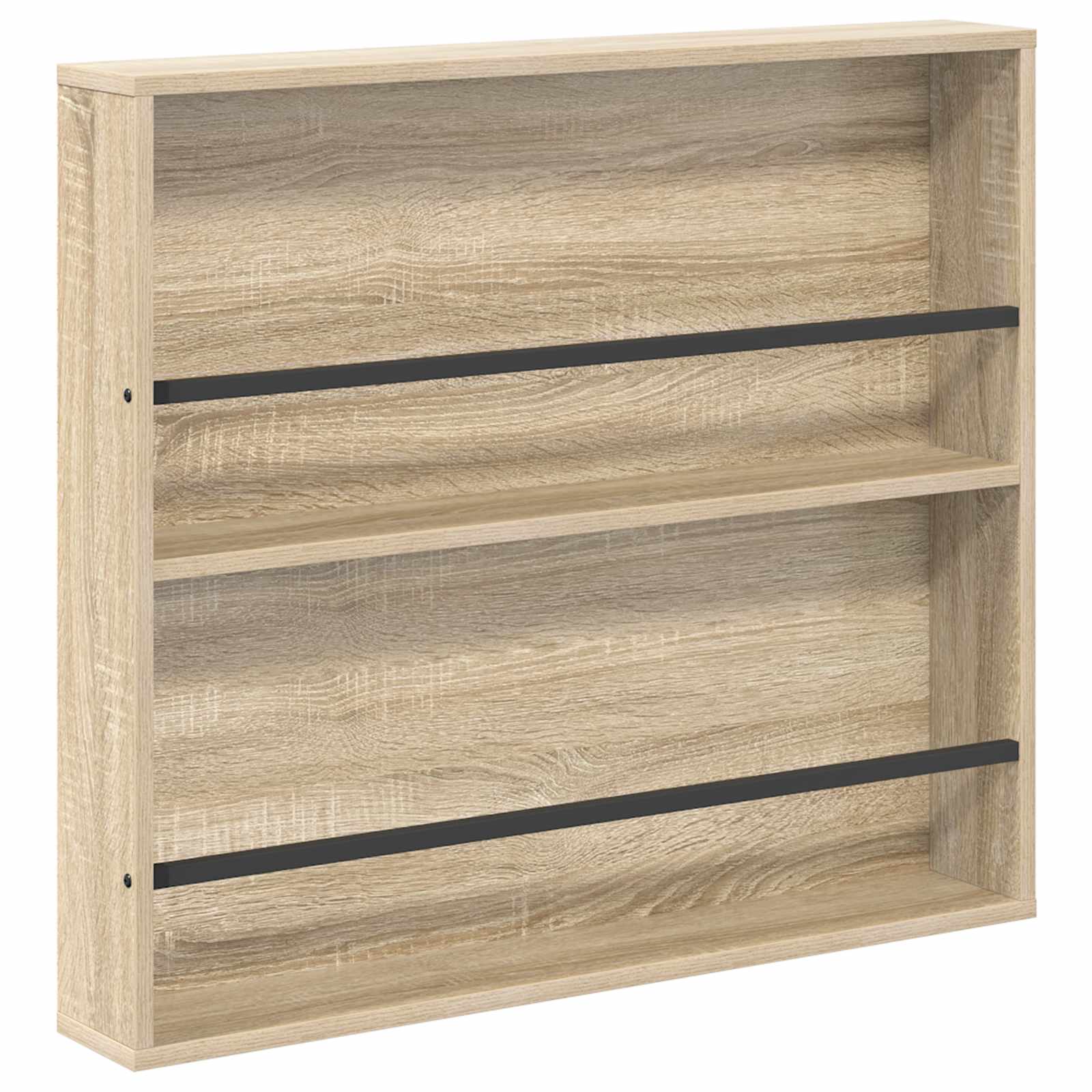 vidaXL Regał na gazety z półką 2 pcs Dąb Sonoma 80 x 12 x 70 cm