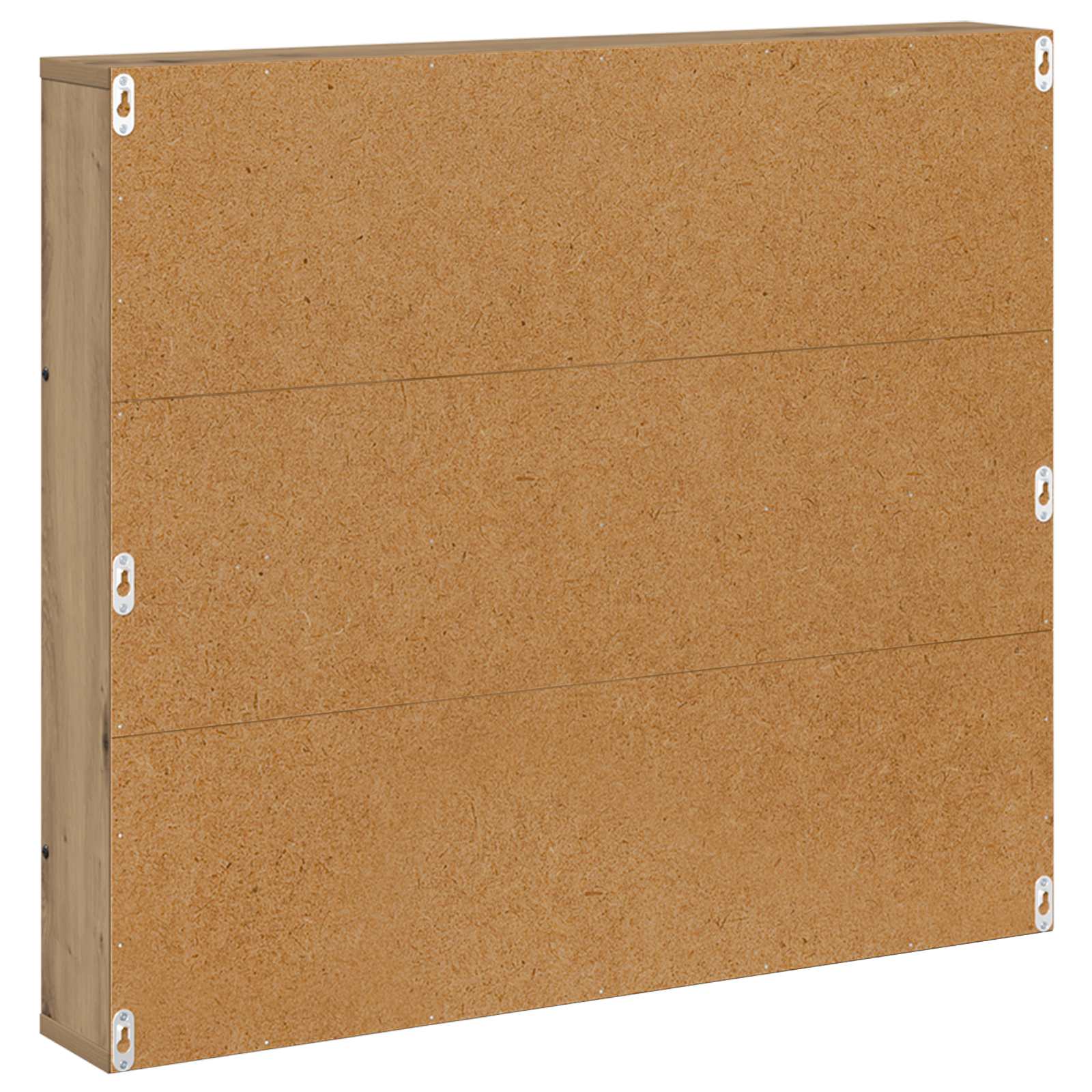 vidaXL Regał na gazety z półką 2 pcs Dąb rzemieślniczy 80 x 12 x 70 cm