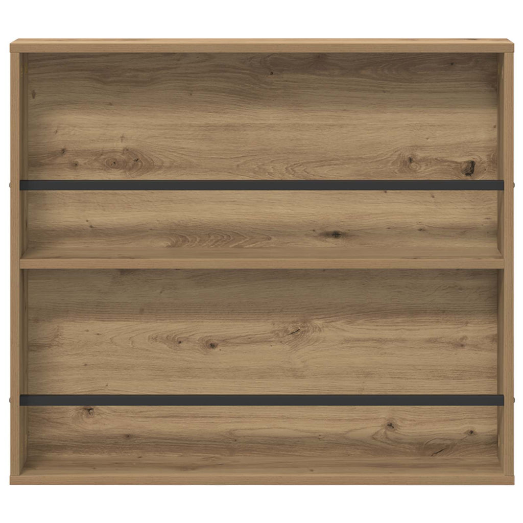 vidaXL Regał na gazety z półką 2 pcs Dąb rzemieślniczy 80 x 12 x 70 cm