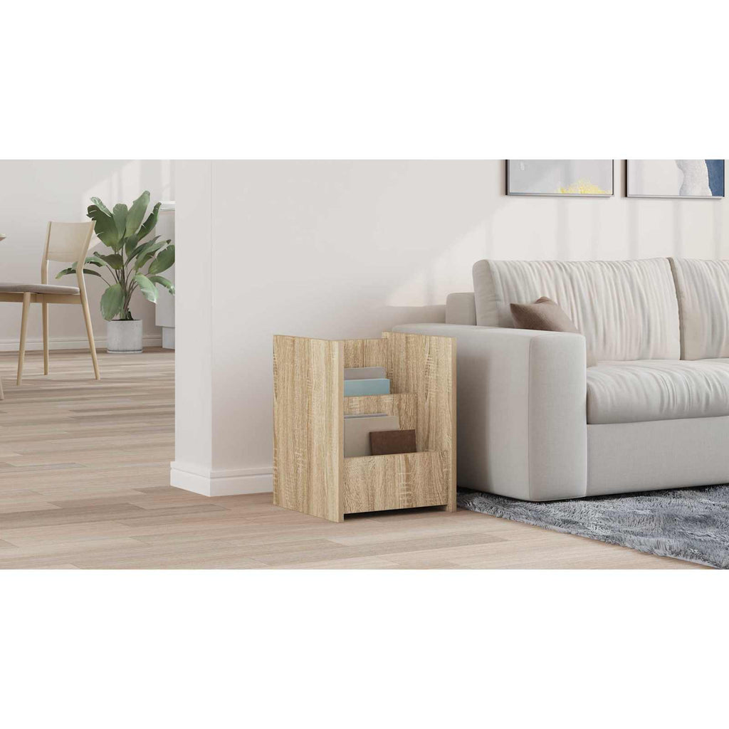 vidaXL Regał na gazety Dąb Sonoma 35 x 35 x 45 cm Drewno inżynieryjne