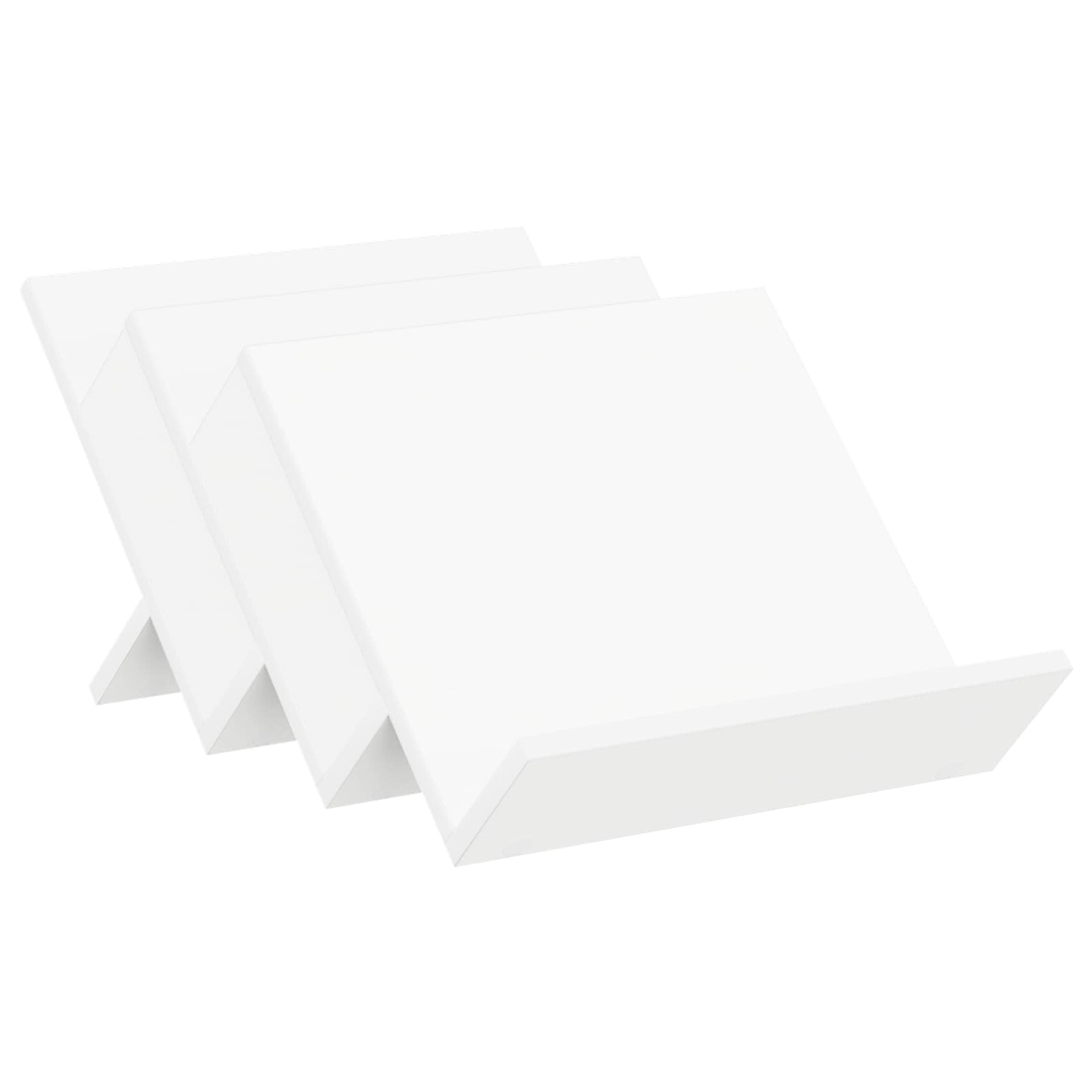 vidaXL Regał na gazety Biały 53 x 40 x 28,5 cm Materiał drewnopochodny