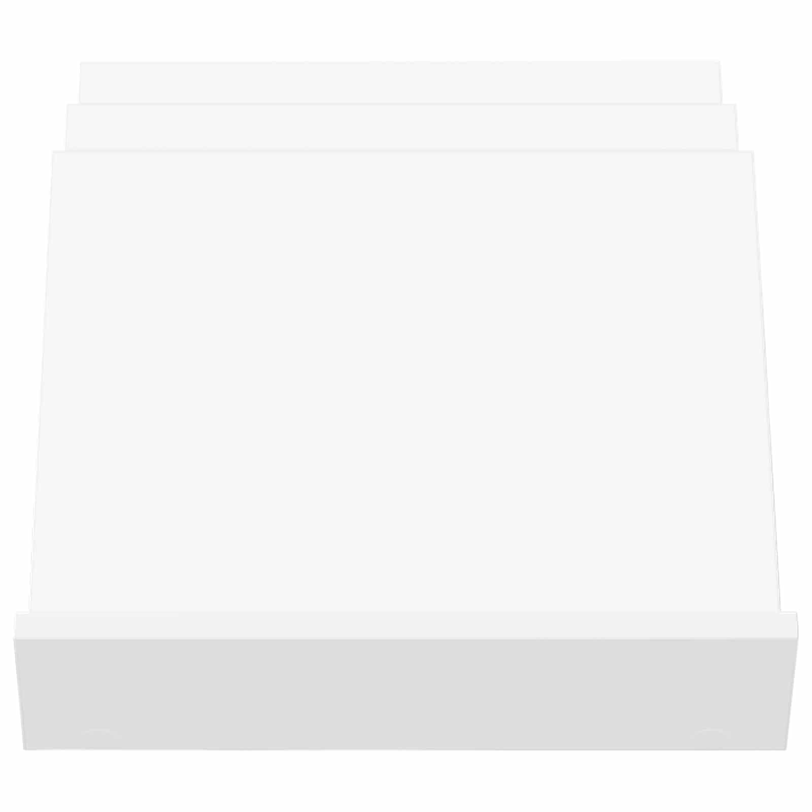 vidaXL Regał na gazety Biały 53 x 40 x 28,5 cm Materiał drewnopochodny