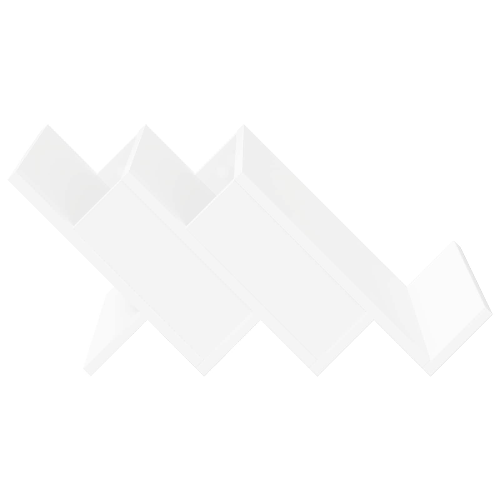 vidaXL Regał na gazety Biały 53 x 40 x 28,5 cm Materiał drewnopochodny