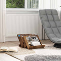 vidaXL Regał na gazety z półką Stare drewno 53 x 40 x 28,5 cm
