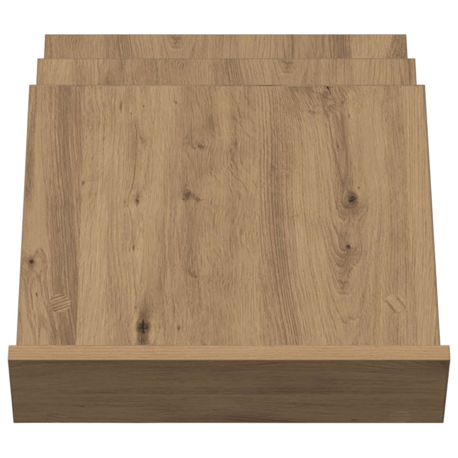 vidaXL Regał na gazety z półką Dąb rzemieślniczy 53 x 40 x 28,5 cm