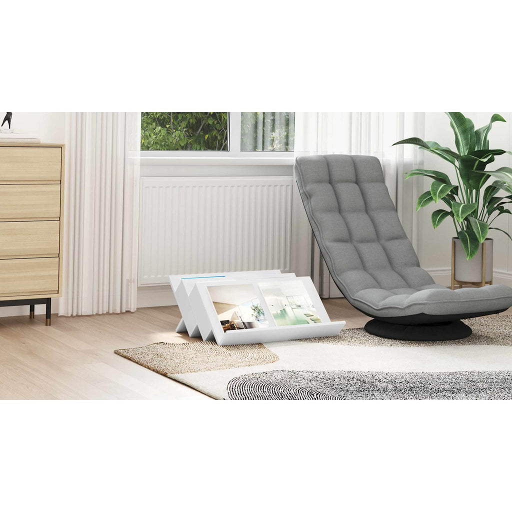 vidaXL Regał na gazety Biały 65 x 53 x 28,5 cm Drewno inżynieryjne