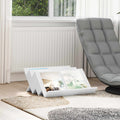 vidaXL Regał na gazety Biały 65 x 53 x 28,5 cm Materiał drewnopochodny