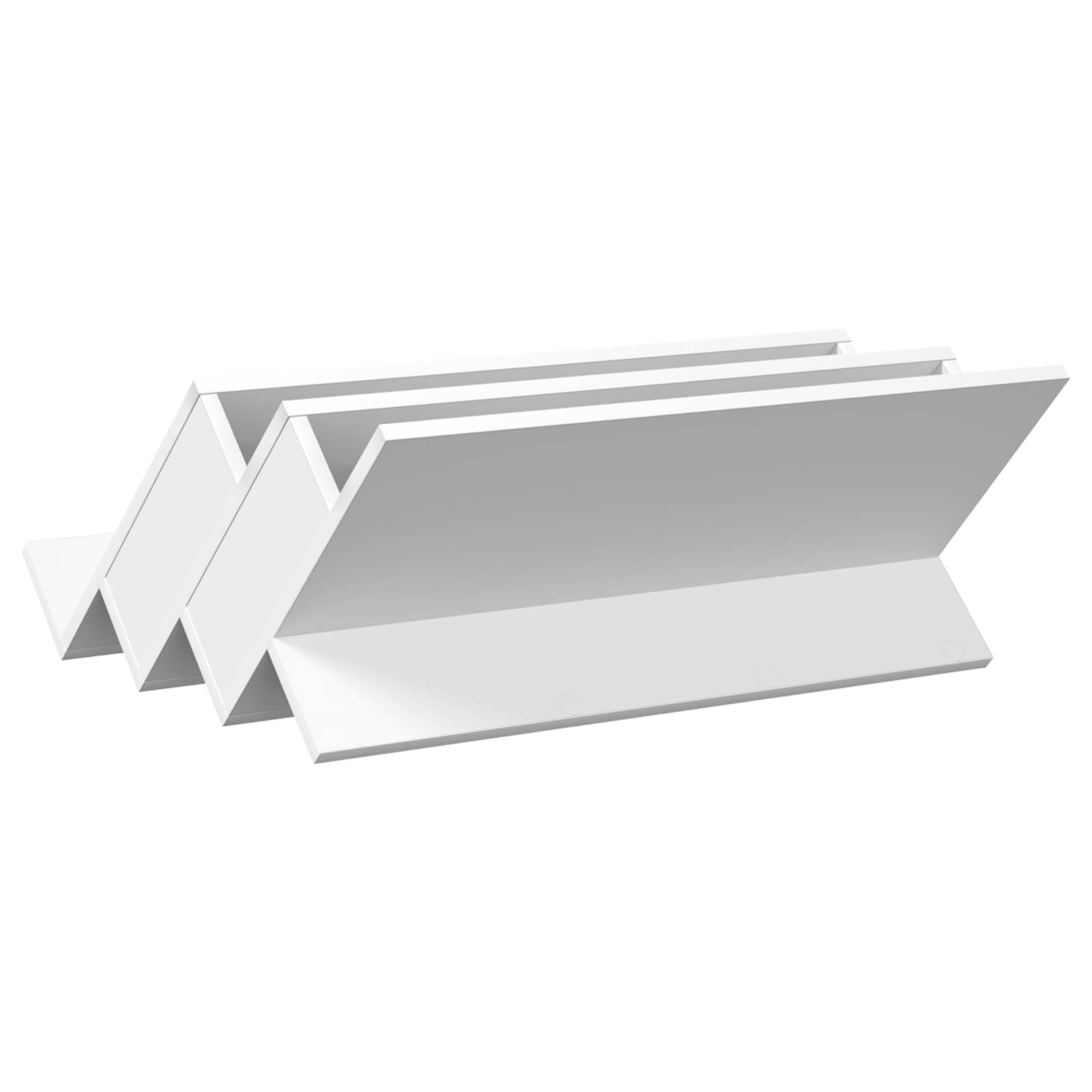vidaXL Regał na gazety Biały 65 x 53 x 28,5 cm Materiał drewnopochodny