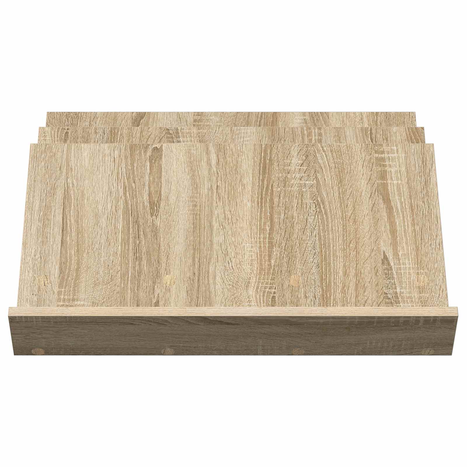 vidaXL Regał na gazety z półką Dąb Sonoma 65 x 53 x 28,5 cm